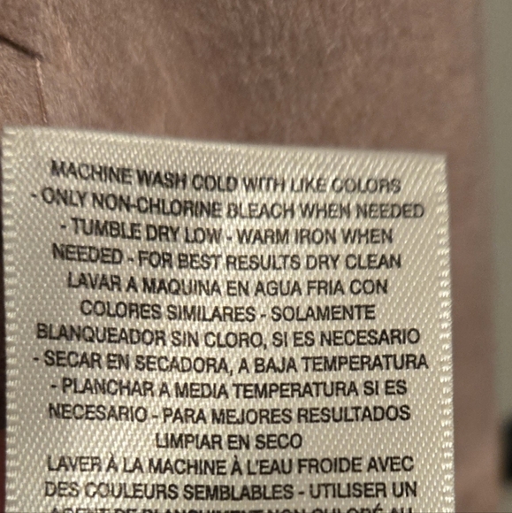 NWT Jessica Simpson baby  pink faux fringe WESTERN COWBOY vest. Size medium - Picture 5 of 11